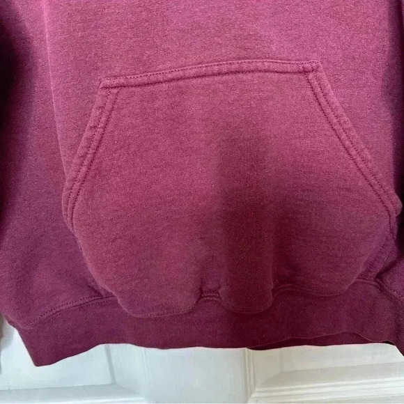 Gildan Hockey Mom Hoodie Burgundy Size Medium - Picture 4 of 16